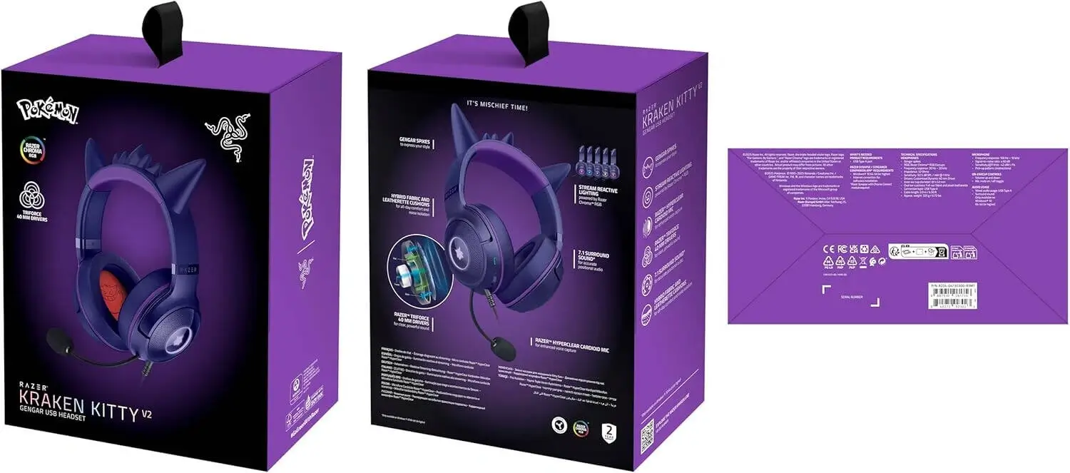 【最終値下げ】Razer Kraken Kitty V2 genger Razer Kraken Kitty V2 USB PC Gaming Headset, Stream Reactive