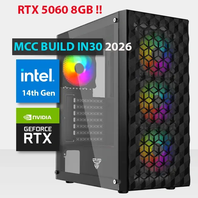 MCC IN30 MIDAS Gaming PC Build || Intel Core i5-14400F 14th Gen 10