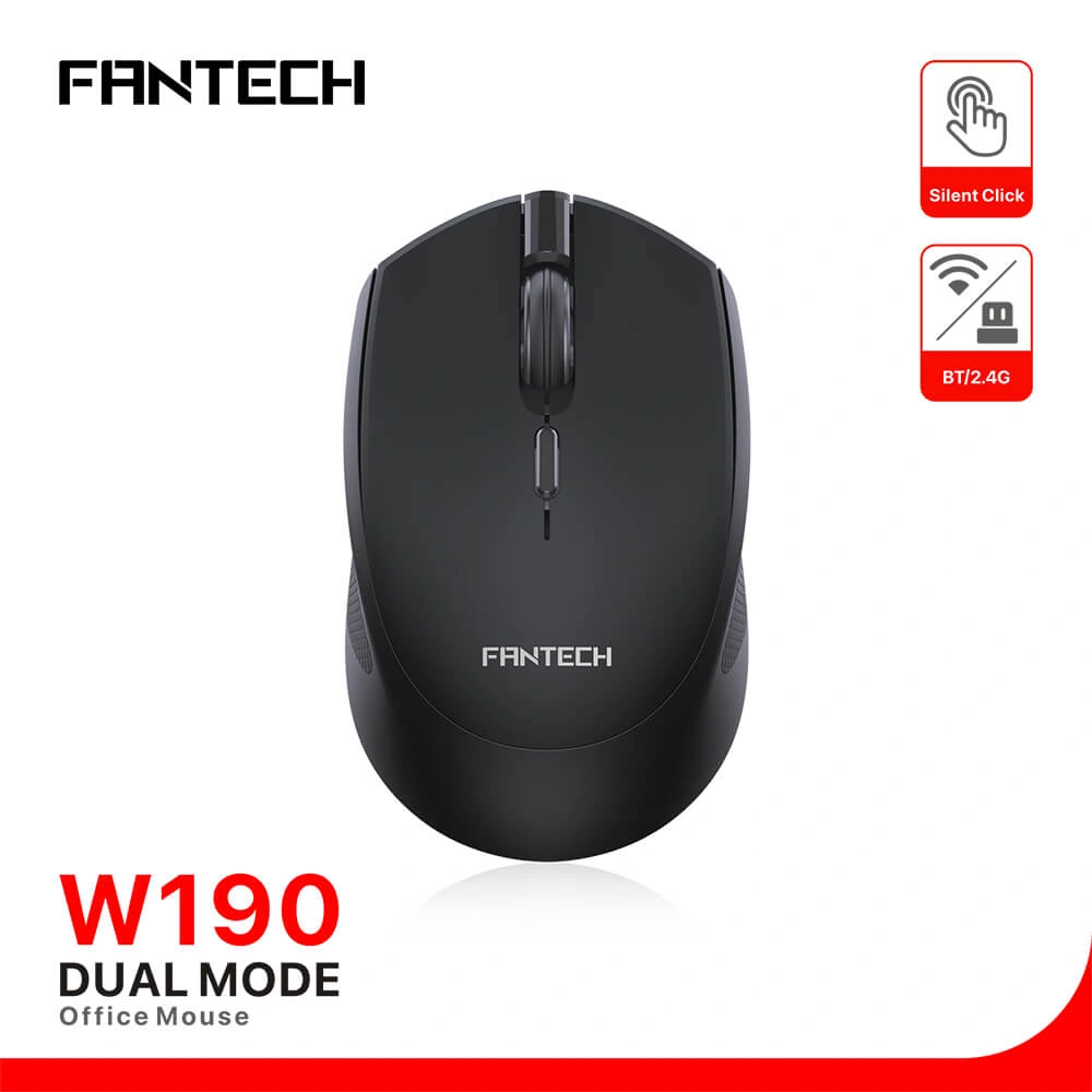 FANTECH W190D SILENT Office Mouse &nbsp;Black