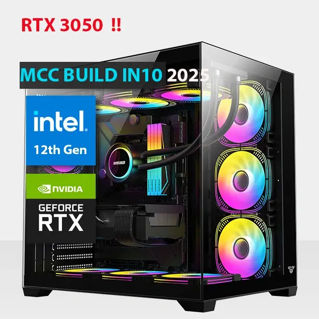MCC IN10 MIDAS Gaming PC Build || Intel Core i5-12400F 6-Core