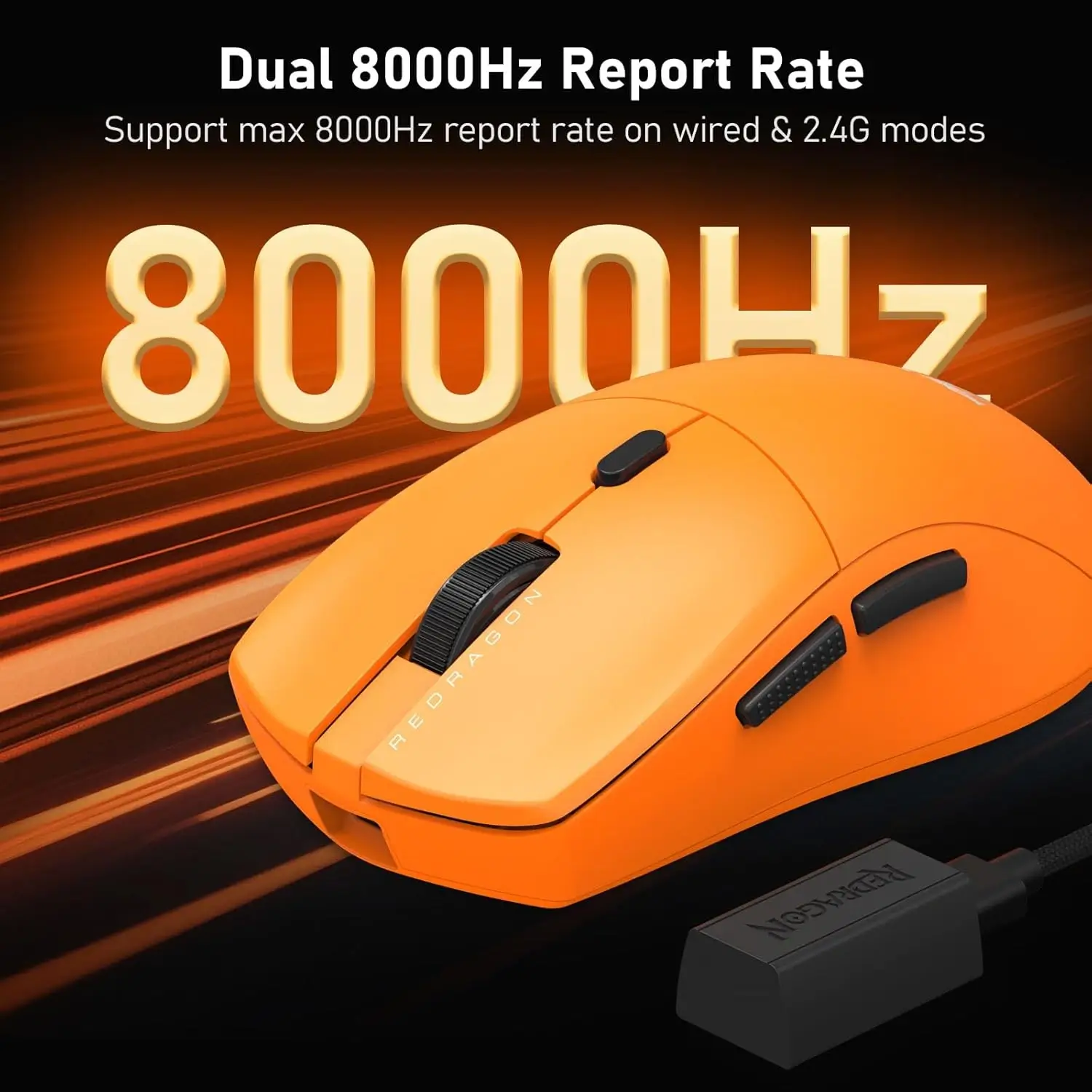 Redragon M919 Pro Wireless - 8000 polling rate 