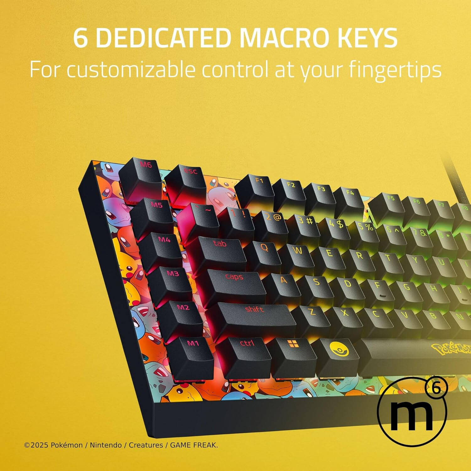 Razer BlackWidow V4 X Pokemon Edition Keyboard