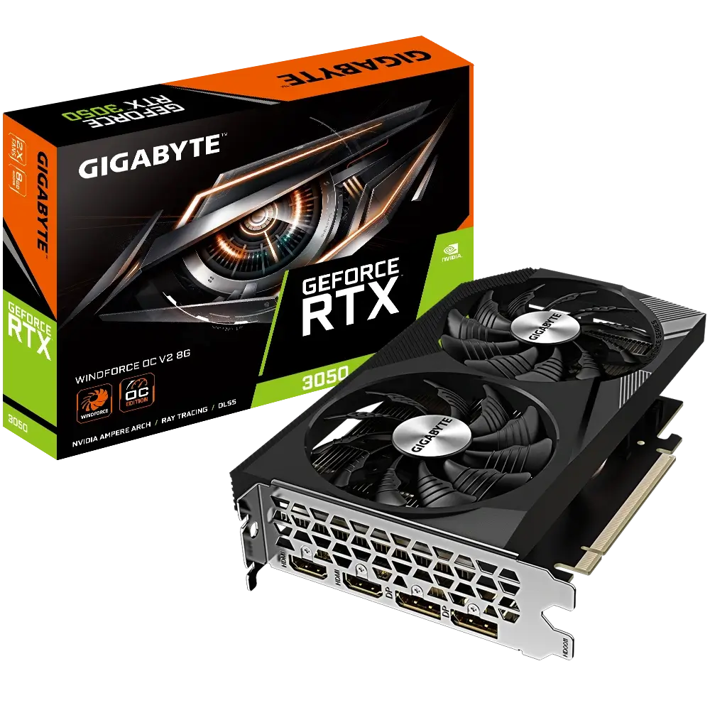 GIGABYTE RTX 3050 WINDFORCE OC V2