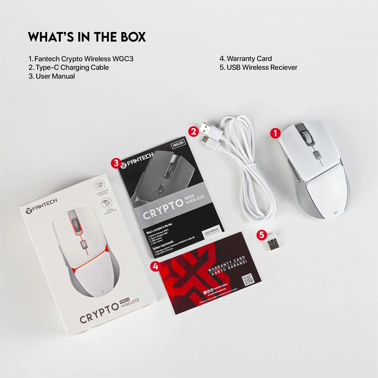 FANTECH WGC3 CRYPTO Mouse 