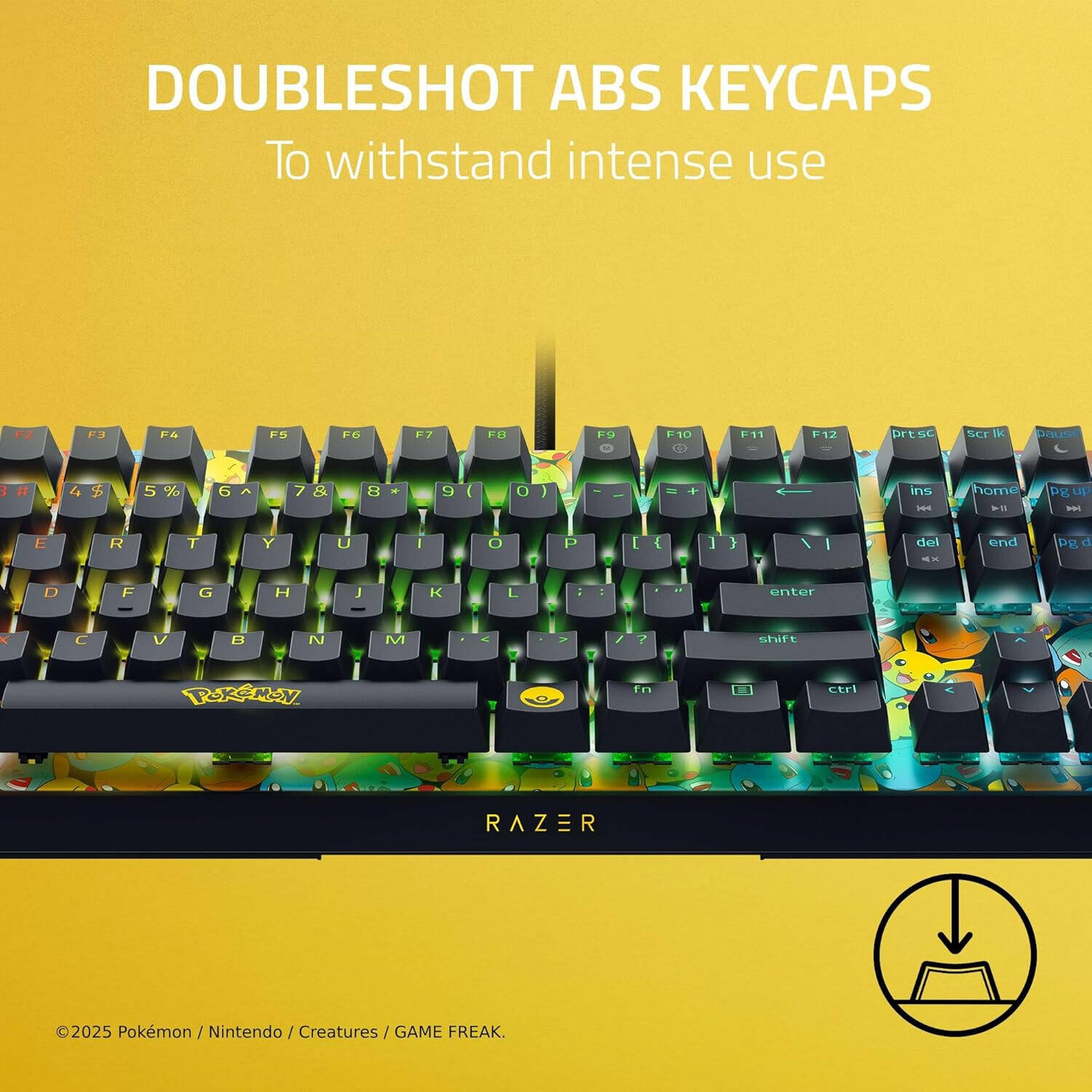 Razer BlackWidow V4 X Pokemon Edition