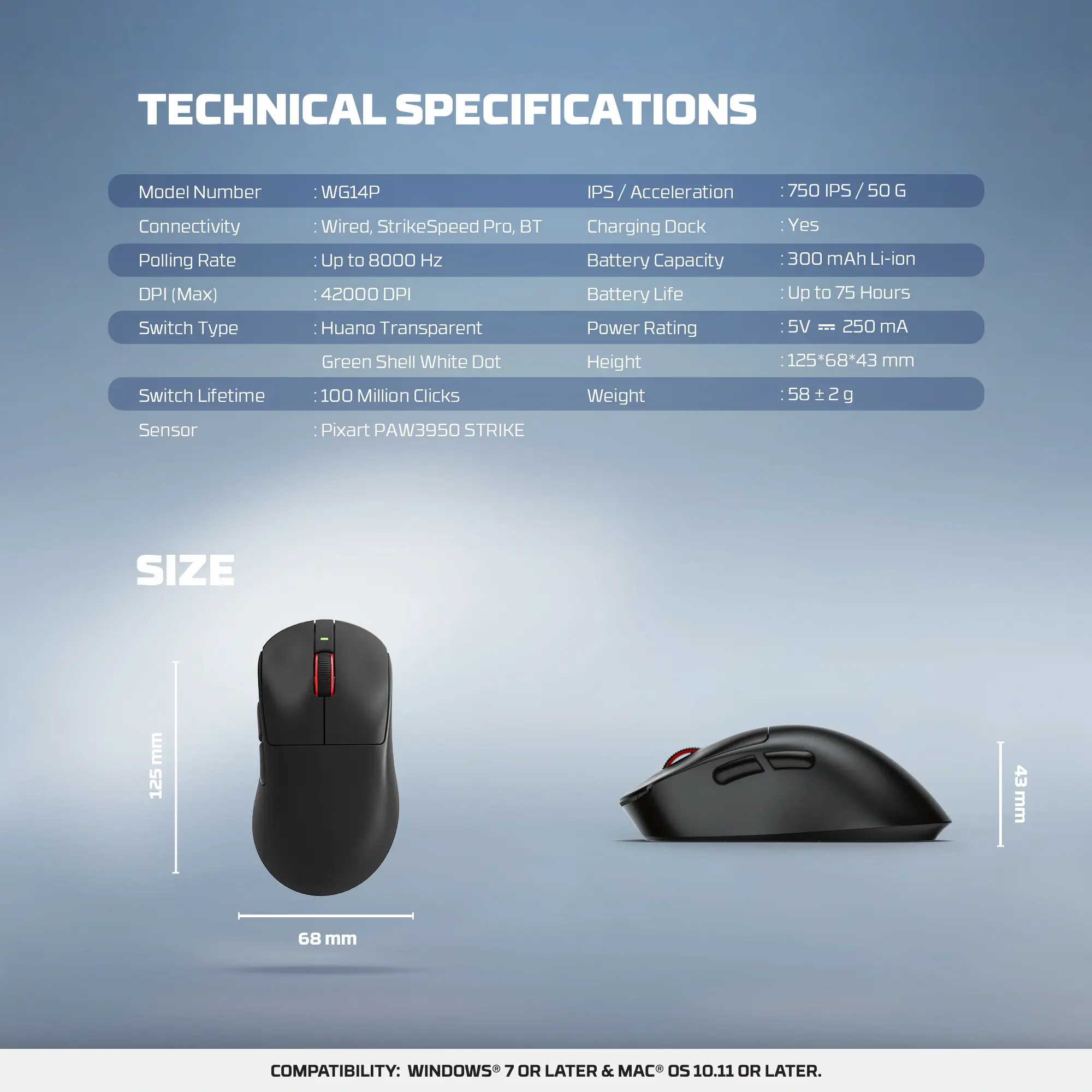 Fantech WG14P Mouse