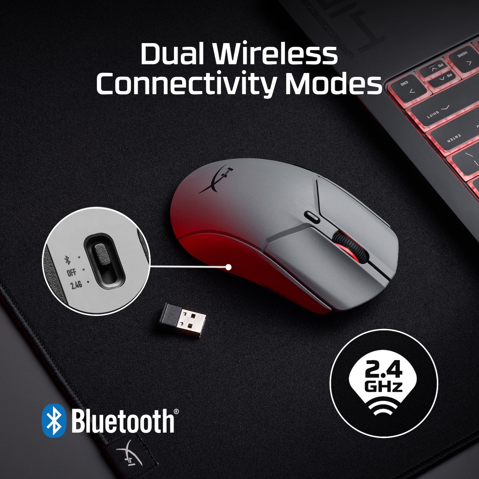 HyperX Pulsefire Haste 2 Pro - 4K Wireless Gaming Mouse