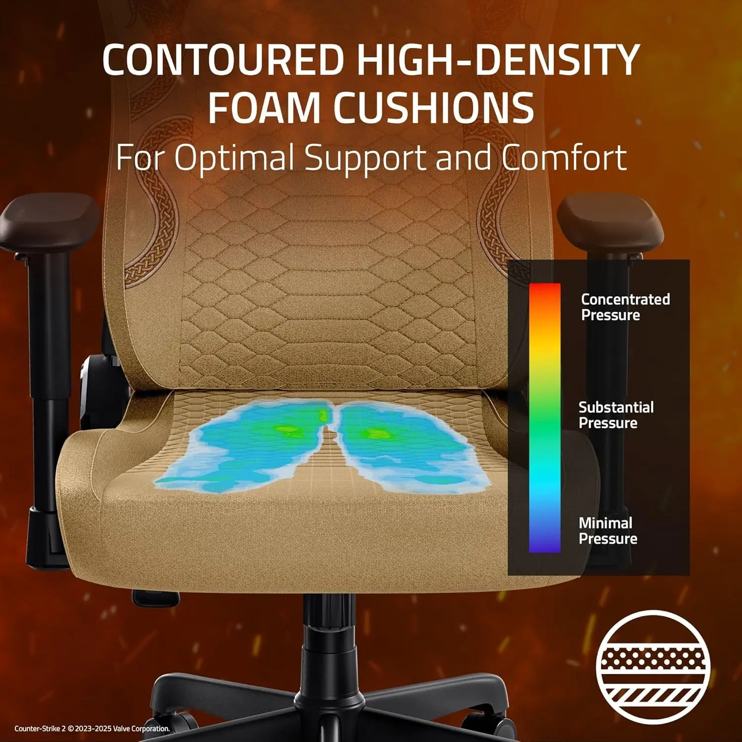 Razer Iskur V2 X Counter Strike 2 Edition chair