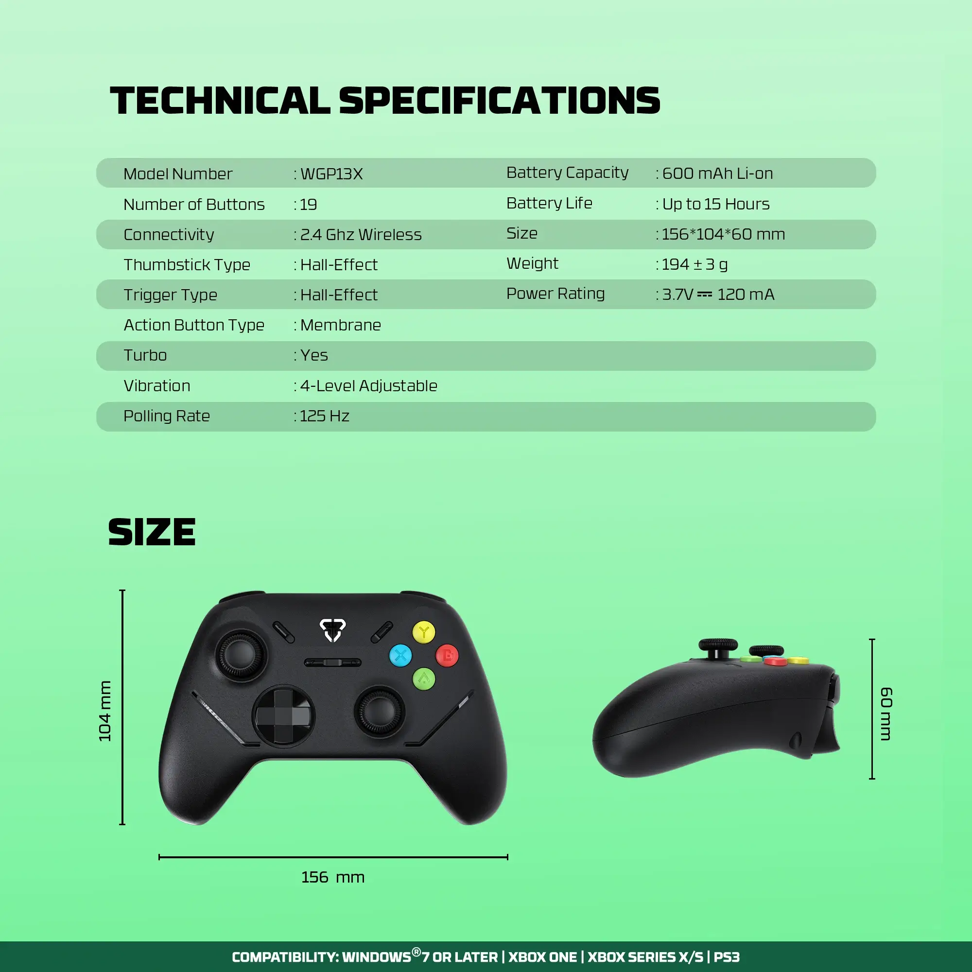 FANTECH WGP13X SHOOTER III X black