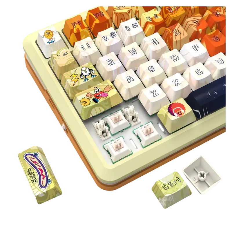 Redragon K708GF RGB PRO TKL Mechanical Keyboard - Triple Connection Mode (PBT keycaps)