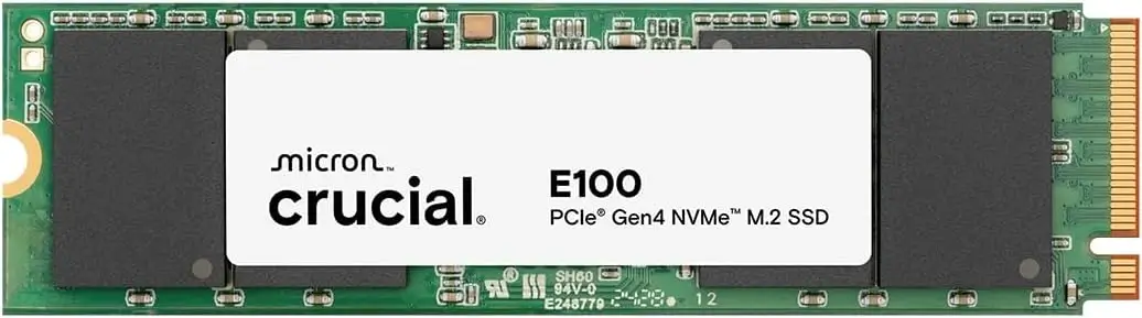 Crucial E100 1TB M.2 NVMe PCIe Gen4 SSD | Midas Computer Center