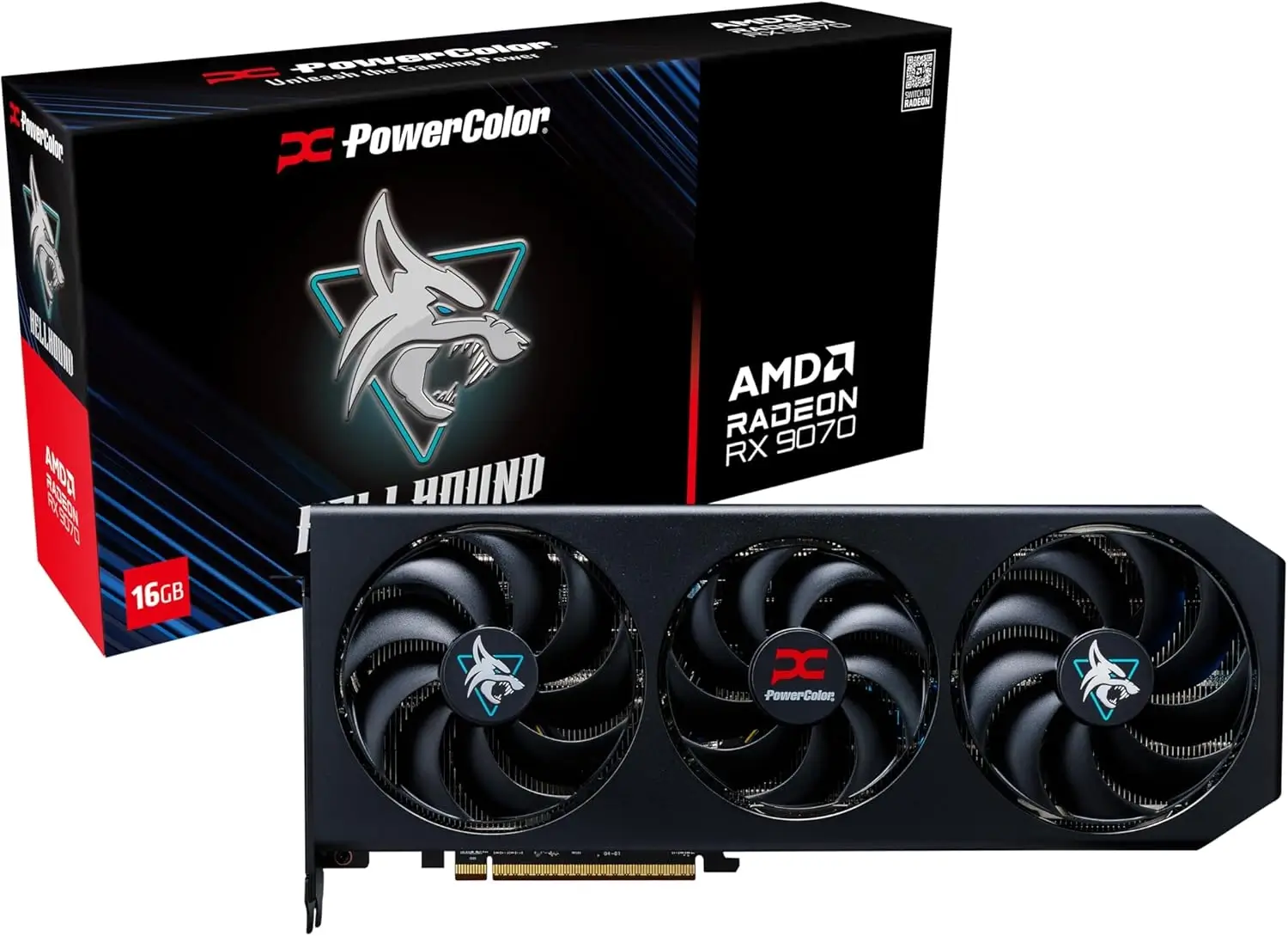 PowerColor Hellhound AMD Radeon RX 9070 16GB