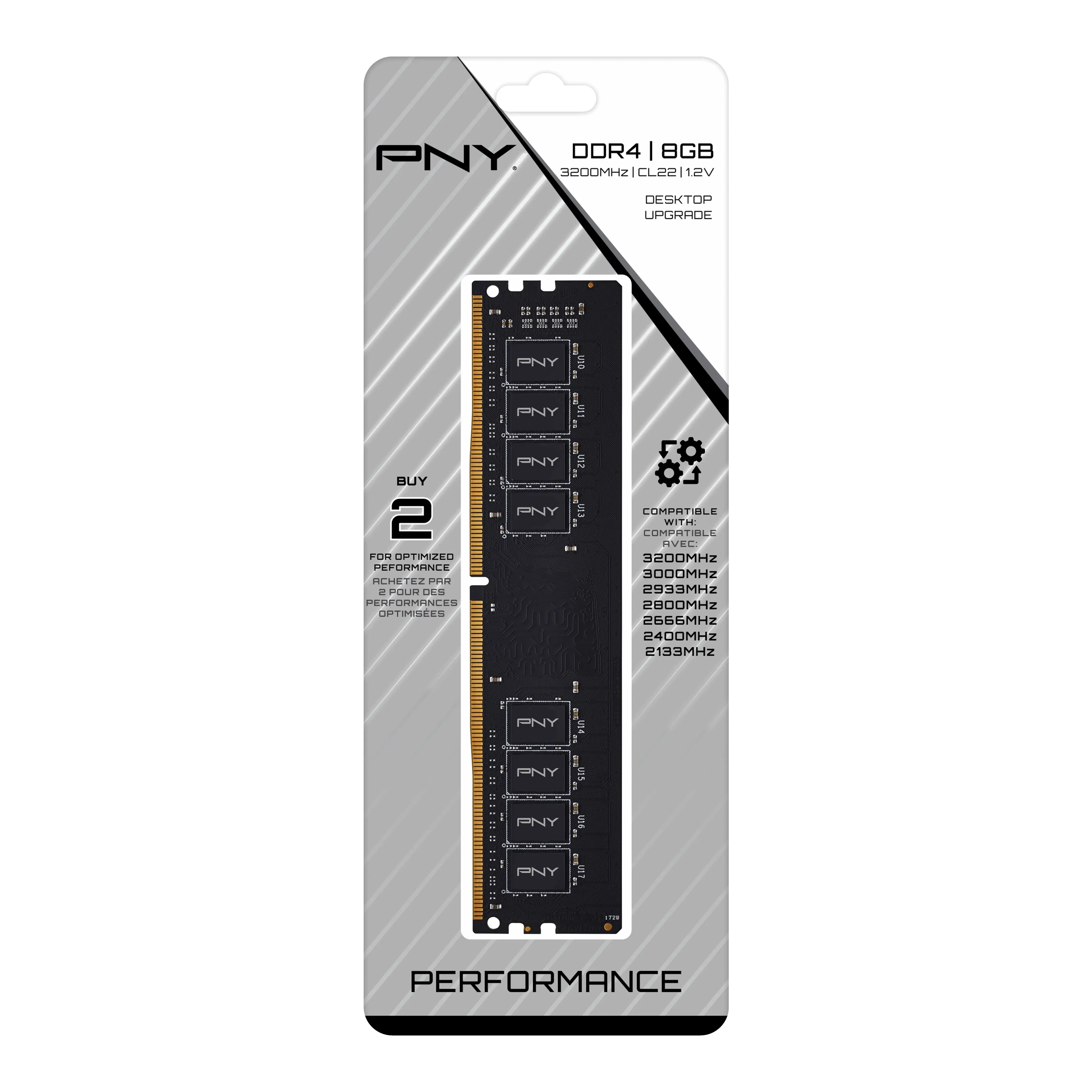PNY 16GB 3200MHz DDR4 PC Ram CL22 - product image 1 PNY 16GB 3200MHz DDR4 PC Ram CL22 - product image 1