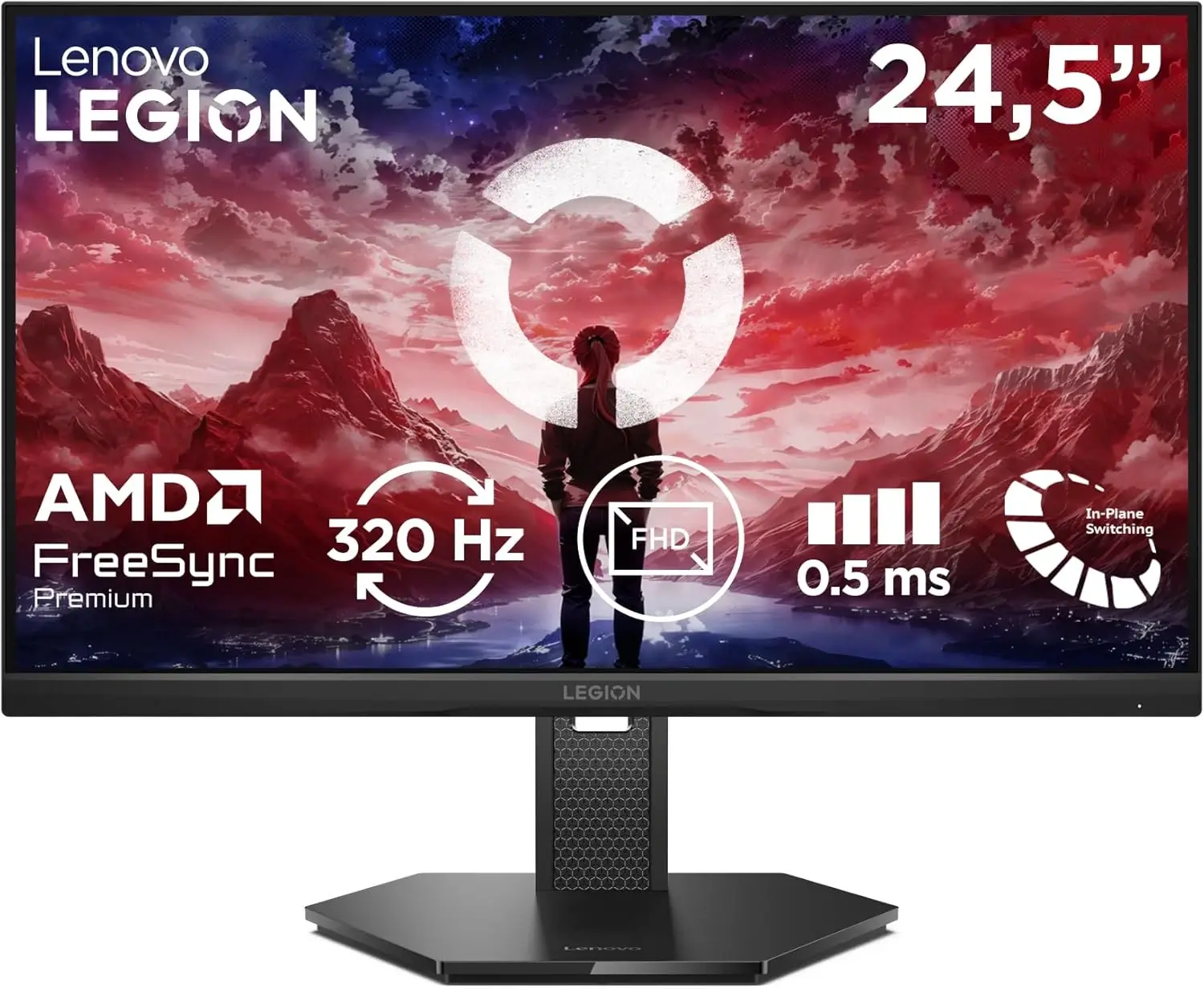 Lenovo 25-10 24.5インチ ゲーミングモニター 240HZ Lenovo Legion 25-10 Gaming Monitor - 24.5-inch FHD WLED 0.5ms