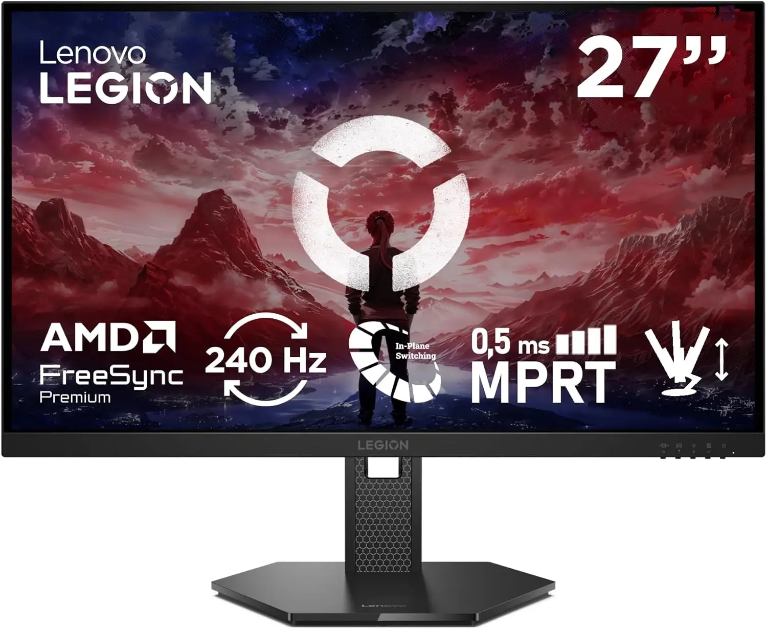 Lenovo Legion 27-10 Gaming Monitor - 27-inch FHD WLED 0.5ms 240Hz