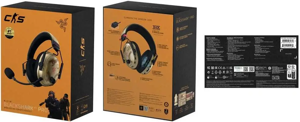 Razer BlackShark V3 Pro Counter Strike 2 Edition Wireless ANC