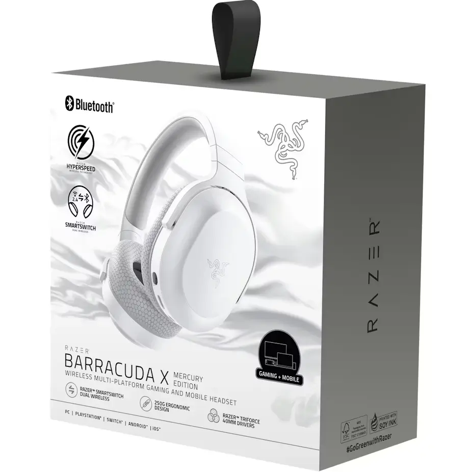 Razer Barracuda X Multi-Platform Wireless Gaming Headset Mercury
