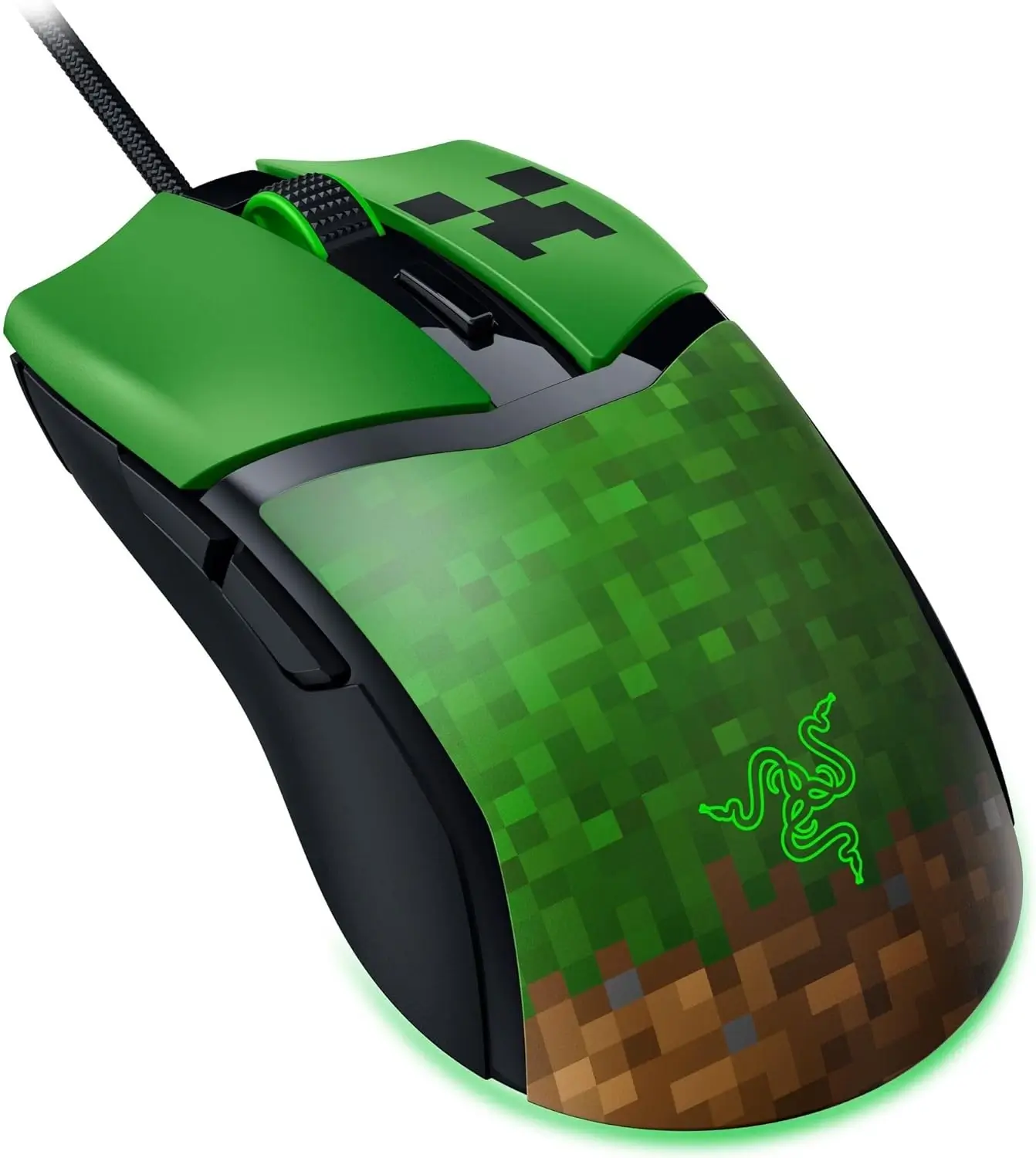 Razer Cobra Minecraft Edition Customizable Wired Gaming Mouse