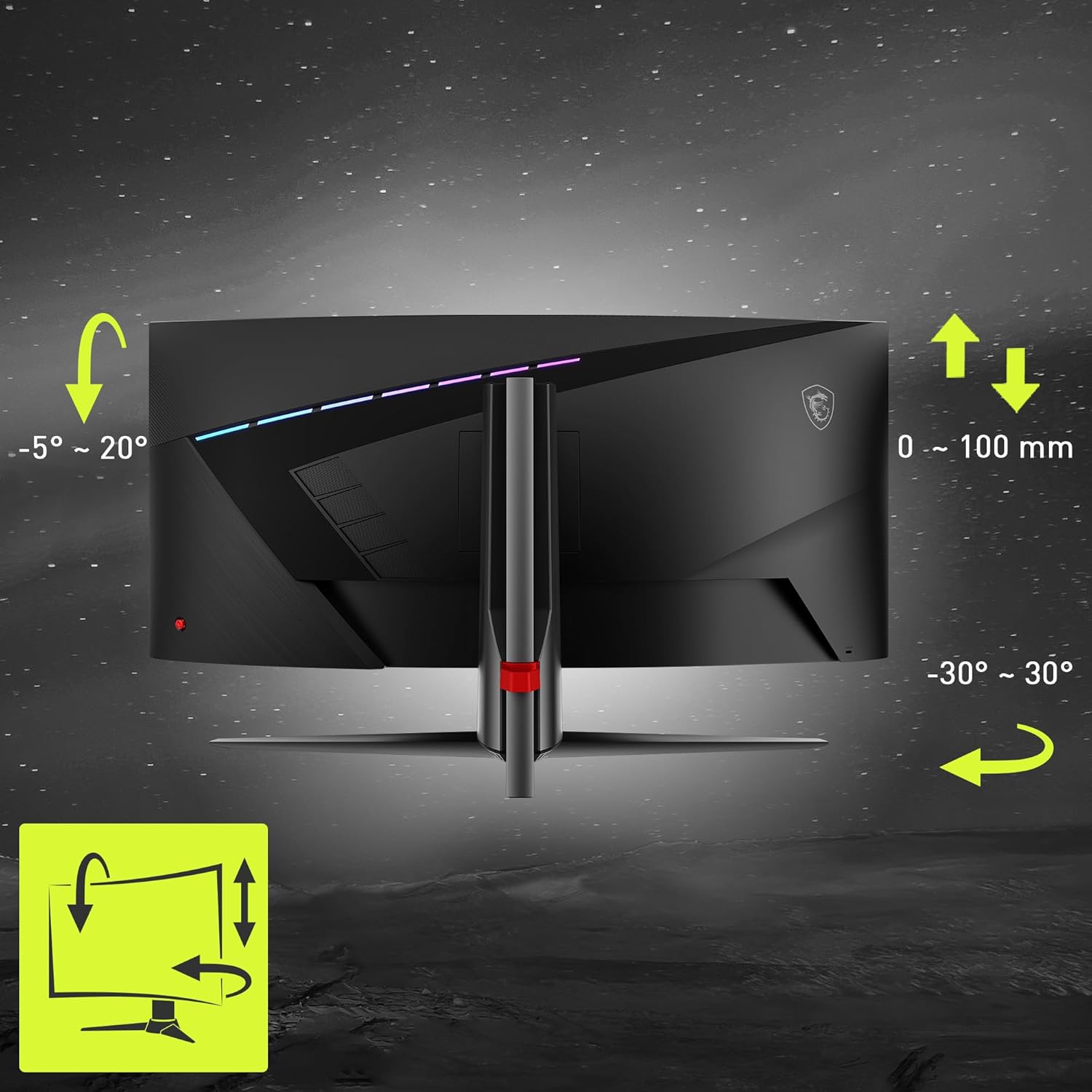 MSI MAG 345CQR 34-inch Gaming Monitor - 200Hz | Midas Computer